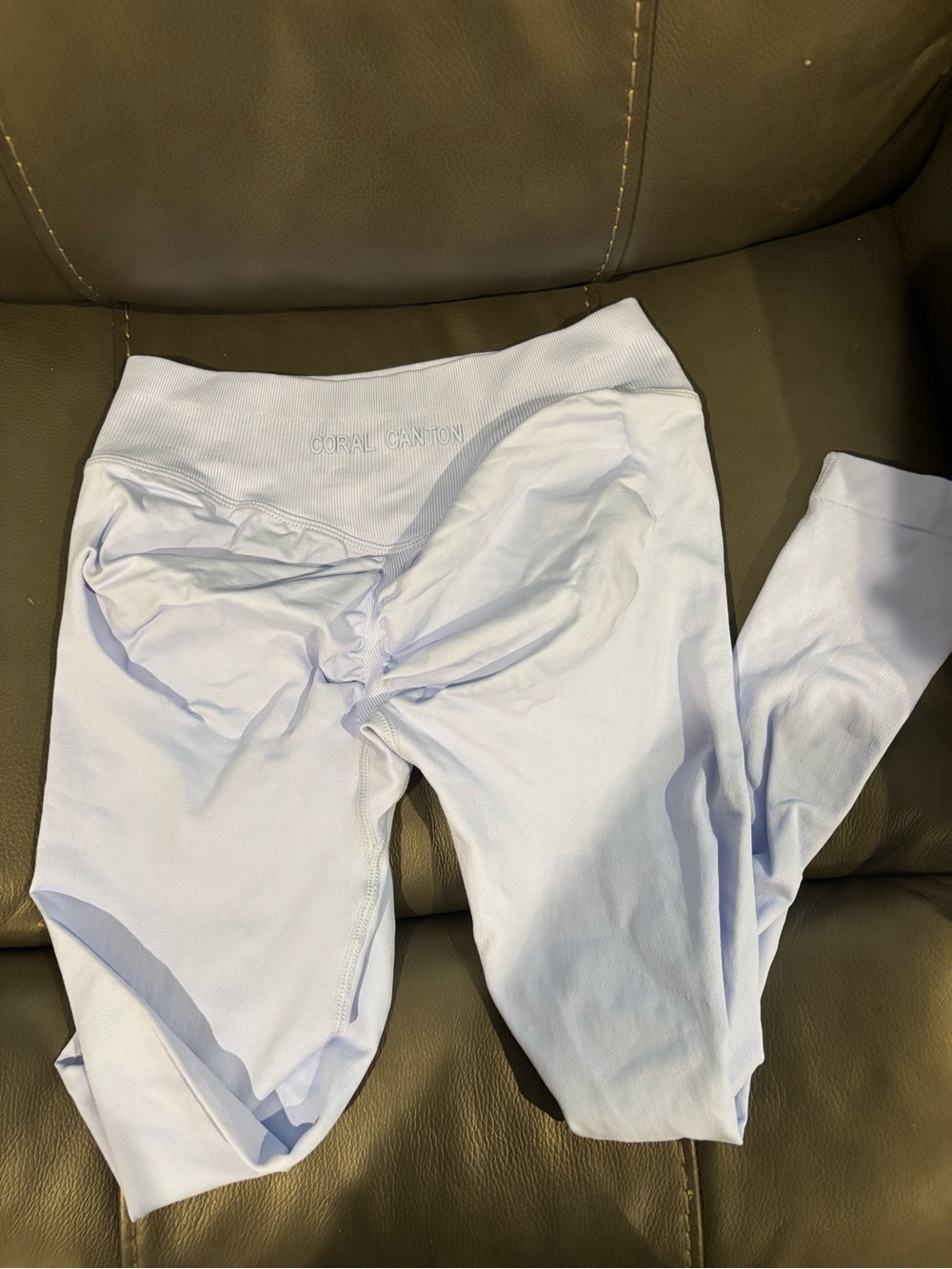 Girls' Light Lavender Seamless Leggings